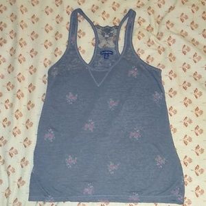 Floral Razorback Tanktop